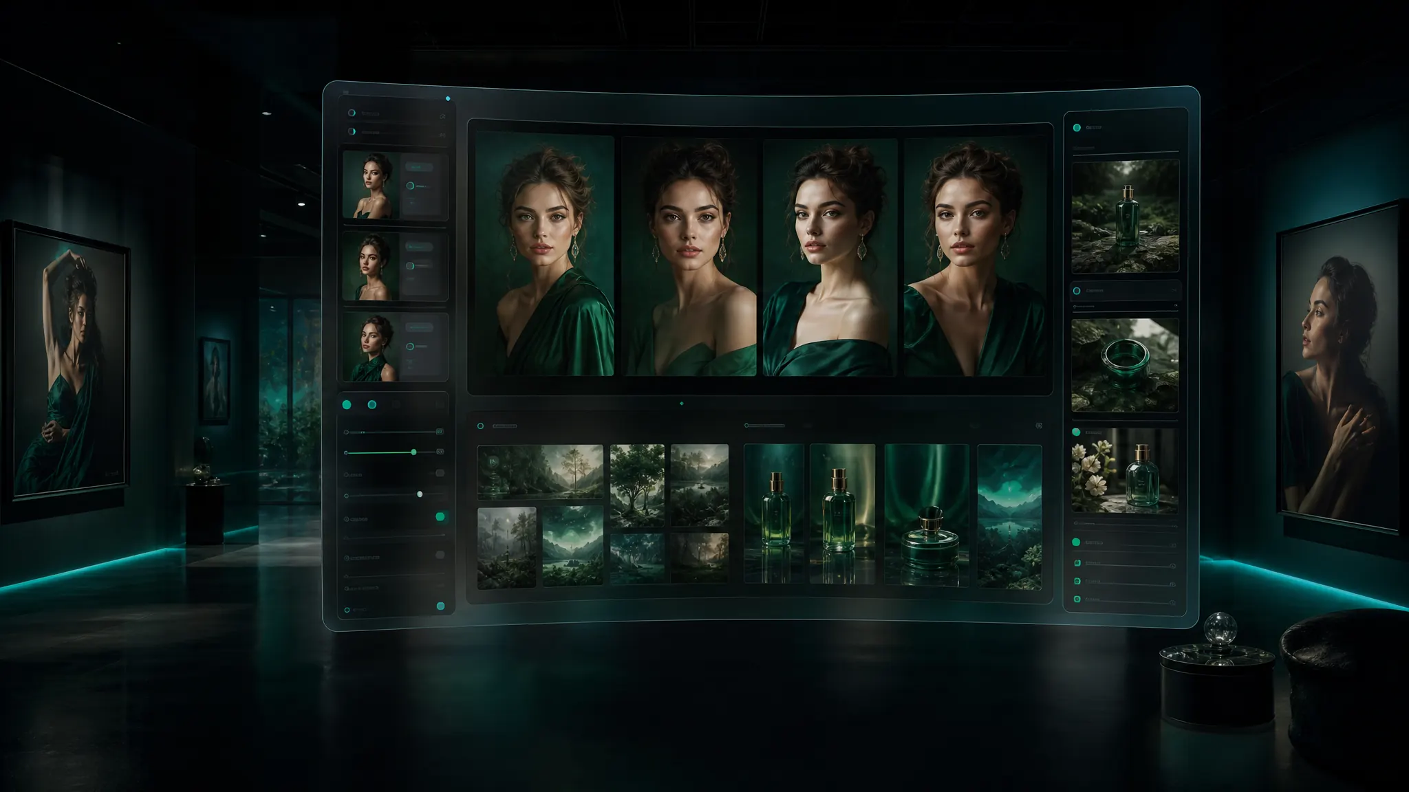 Monalisa-1 studio interface preview